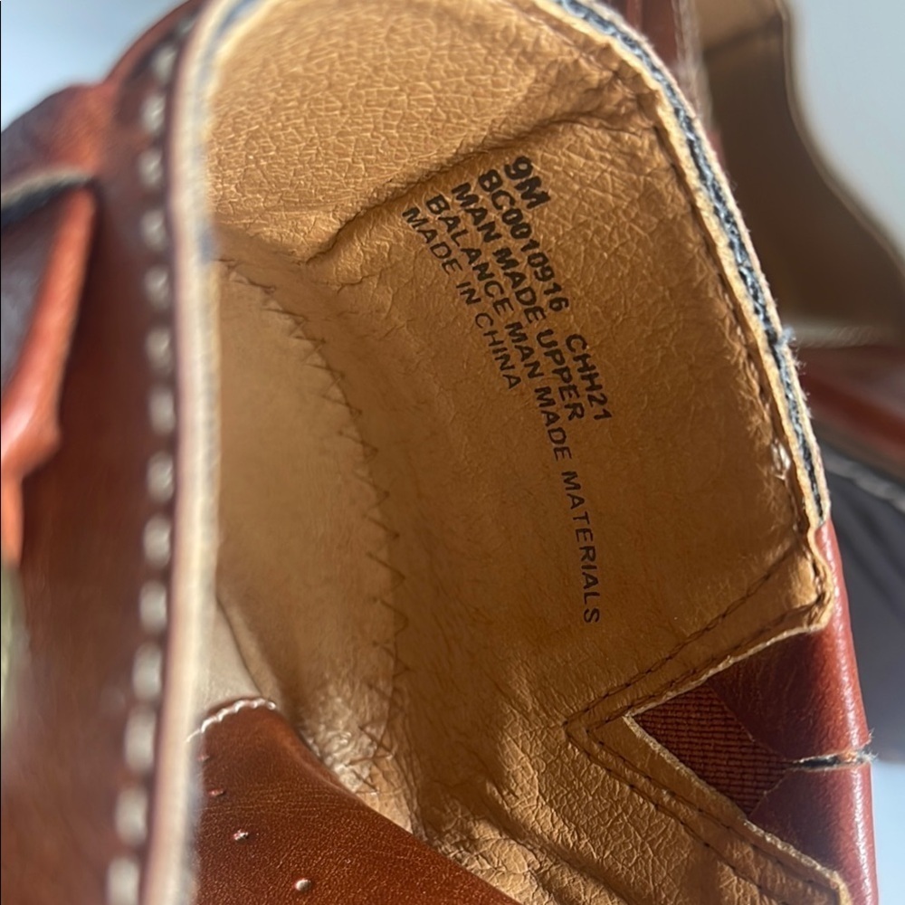 B.O.C “o” RING TAN LEATHER POLLY MULES BC0010916 women’s 9M - Picture 6 of 10